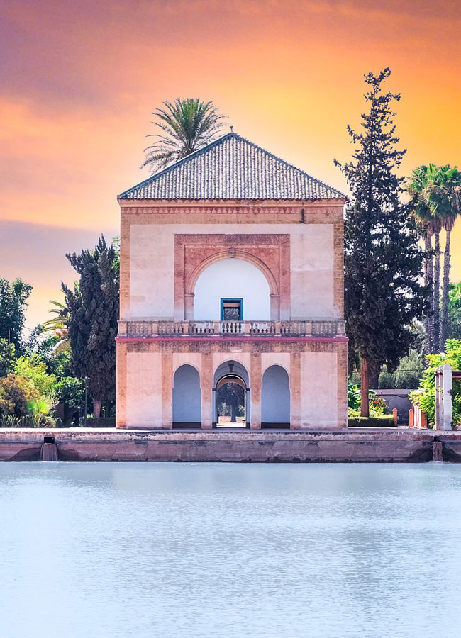 Bassin de la Menara à Marrakech